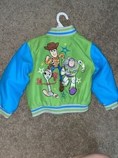 Disney Collection Boys Toy Story Midweight Puffer Jacket Buzz And Woody 2T