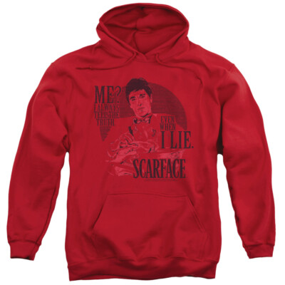 SCARFACE TRUTH Licensed Adult Hooded Sweatshirt Hoodie SM