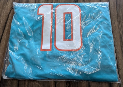 SEALED TYREEK HILL MIAMI DOLPHINS NIKE VAPOR F.U.S.E. LIMITED JERSEY XL AQUA