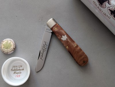 GEC Great Eastern Cutlery #39 Tidioute Fiddleback Jack 394124 - Fiddleback Maple