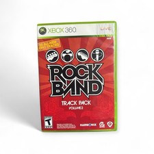 Rock Band Track Pack: Volume 2 (Xbox 360, 2008) Complete CIB