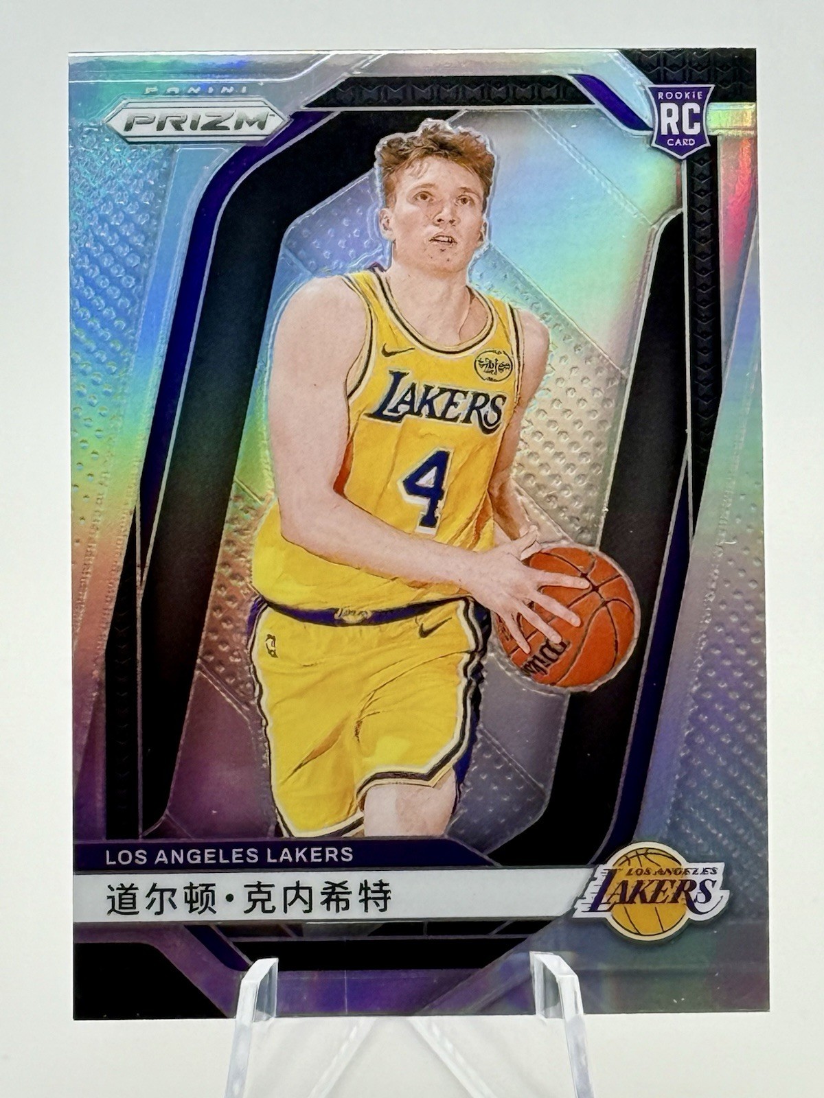 2024-25 Panini Prizm Dalton Knecht #238 China Variation Silver Prizm RC