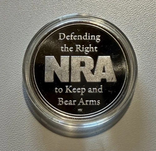 NRA 1 oz .999 Fine Silver Round By Highland Mint Proof