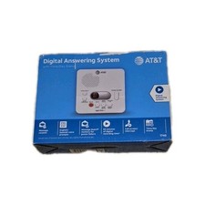 AT T Digital Answering System With Time and Day Stamp White New