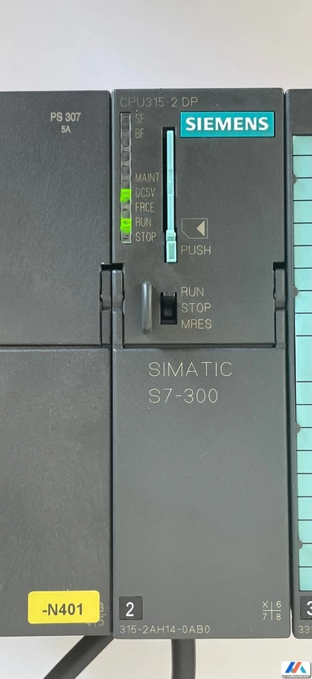 PROBADO Siemens Simatic 6ES7315-2AH14-0AB0 S7-300 CPU 315-2DP PLC 315-2AH14 - Imagen 3 de 4
