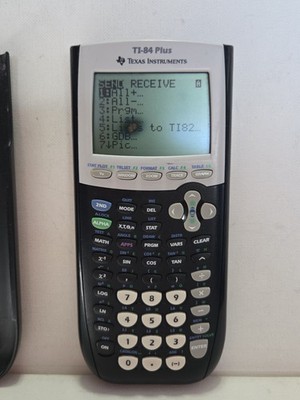 Texas Instruments TI-84 Plus Graphing Calculator Black With Cover Black Spot 