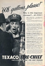 Magazine Ad - 1936 - Texaco Fire Chief - (#1)