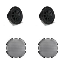 Kicker (2) 50CVX122 CompVX 12 Subwoofer, Dual Voice Coil, 2-Ohm, & 52GR12 Gri...