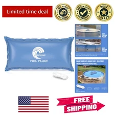 Puncture-Resistant Winterizing Pool Pillow - 4’x8’ Rectangular Design for Safety