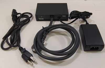 Extron P/2 DA2 Plus Dual Output VGA/DVI Distribution Amplifier Splitter