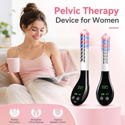 Female Pelvic Floor Therapy Device Red Blue Light for Intimate Health Home Use