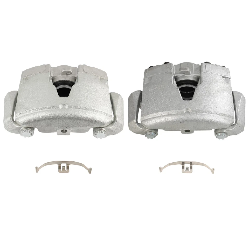 Front (2) For 2008-2017 Audi A5 Quattro 2009-2016 Audi A4 Brake Calipers New - Image 2 of 4