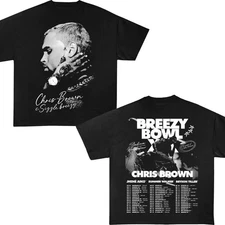 Trending Chris Brown Tour Breezy Bowl XX T-shirt Chris Brown Concert 2025 Tshirt