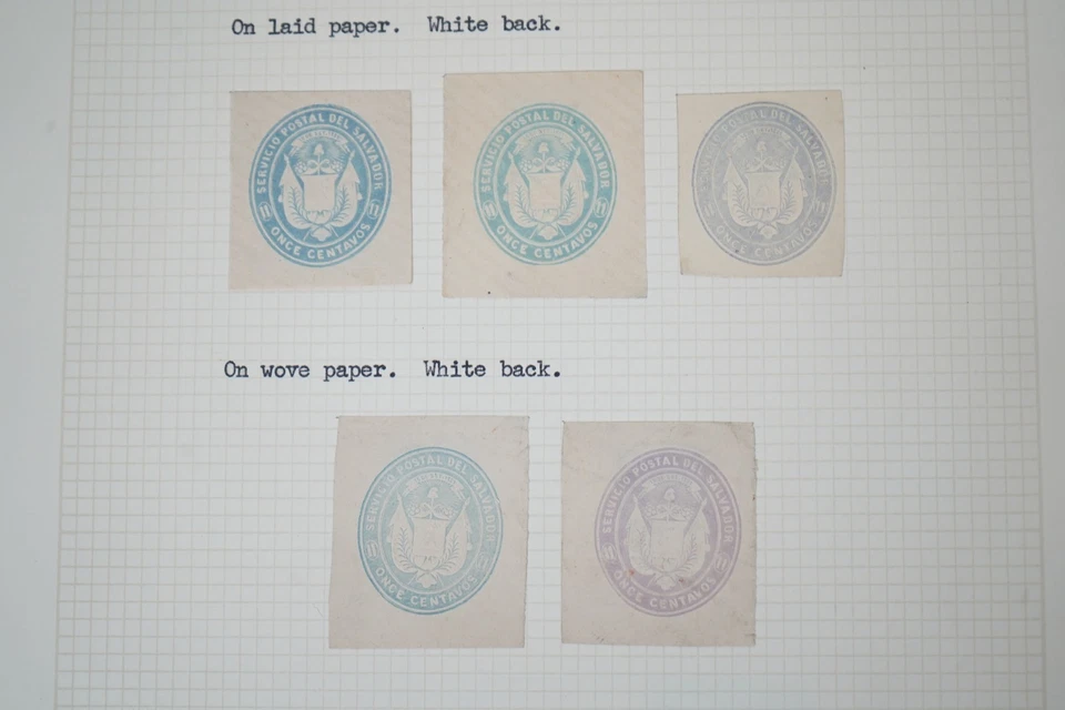 EL SALVADOR AÑOS 1880-1890 COLECCIÓN 105 COMO NUEVO PAPELERÍA POSTAL CON BISAGRAS CUADRADOS CORTADOS Foto 2 de 4