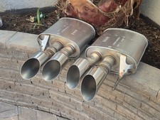 Ford Mustang Gt 5.0l V8 Active Performance Muffler Pair
