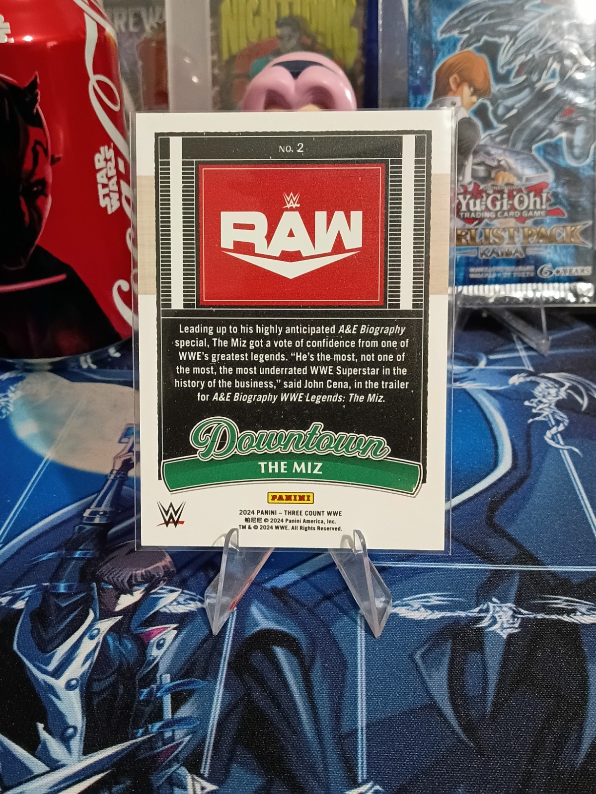 2024 Panini Three Count WWE Downtown The Miz SSP Case Hit view 2