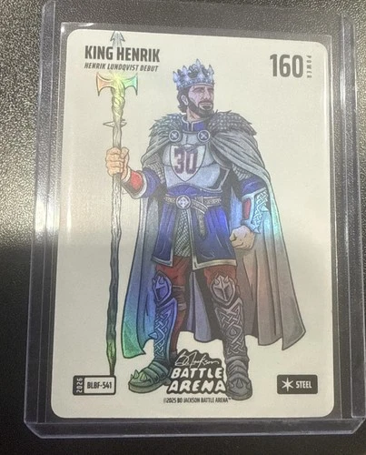 KING HENRIK STEEL BLIZZARD SP - BO JACKSON BATTLE ARENA - 160 POWER DEBUT
