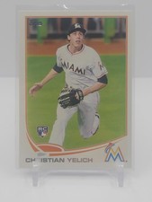 CHRISTIAN YELICH 2013 TOPPS ROOKIE CARD! RC! MIAMI MARLINS!. rookie card picture