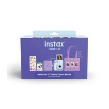 FUJIFILM INSTAX MINI 12 Instant Film Camera Bundle - Pastel Blue