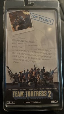 NECA Team Fortress 2 BLU Pyro Action Figure Boxed Bonus Code | eBay