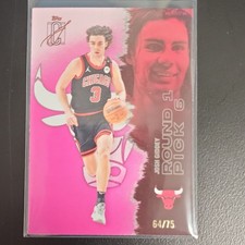 2025-26 TOPPS SIGNATURE CLASS JOSH GIDDEY #45 RC 64/75 CHICAGO BULLS