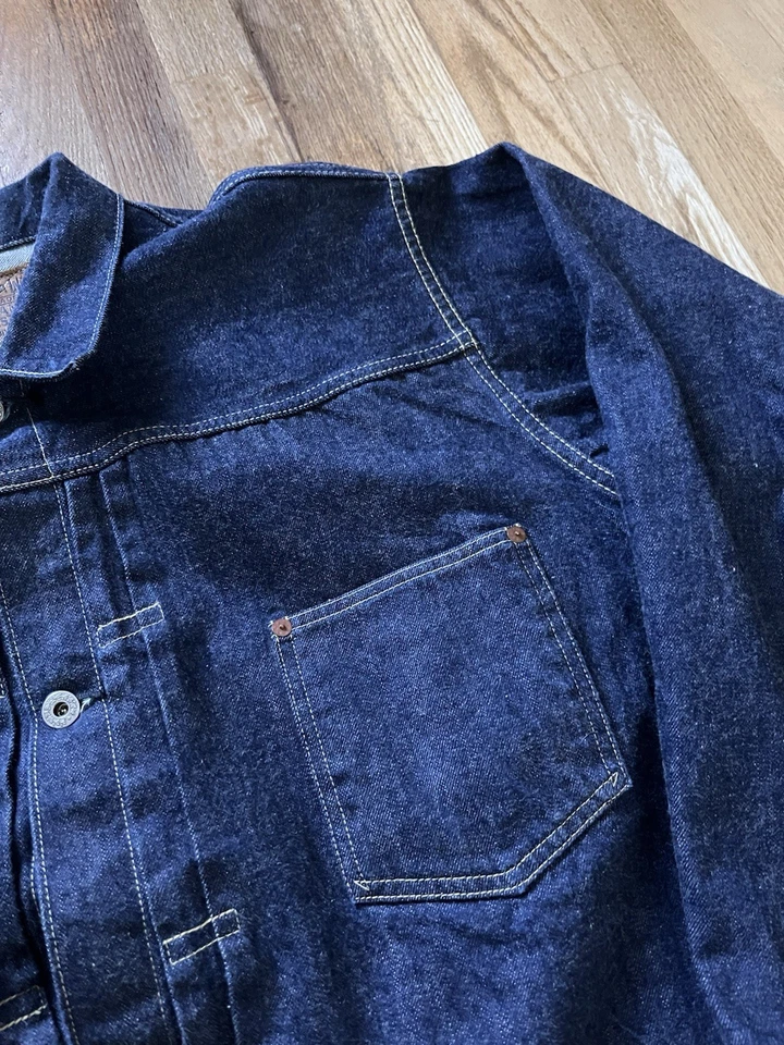 CHAQUETA VAQUERA BUZZ RICKSON MODELO SEGUNDA GUERRA MUNDIAL 13,6 OZ ÍNDIGO TALLA 42 Foto 3 de 4