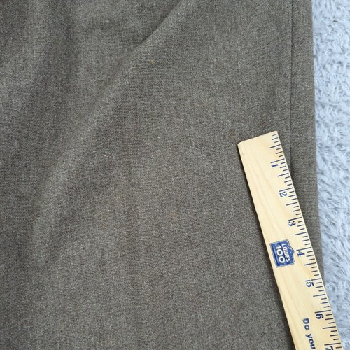 Pantalones Giorgio Armani Le Collezioni Hombre 32 Gris Lana Cachemira Plisado Flojo Italia - Imagen 5 de 23