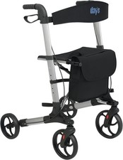 Image of Days Deluxe Lightweight Folding Four Wheel Rollator Rollator Easy Storage