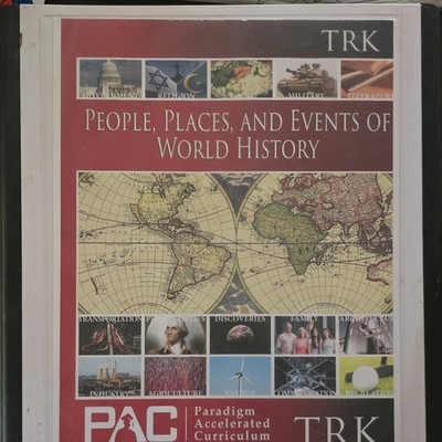 PAC People, Places & Events of World History Binder TRK Answer Key 2011 WH76376