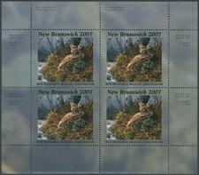 2007 CANADA-NEW BRUNSWICK CONSERVATION FUND, WHITE TAIL FAWN, M.S., VD.#NBW14b