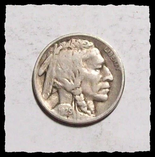 1925-D BUFFALO NICKEL Indian Head  Nice Original Sharp FINE+   #14C98