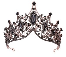 Crystal Wedding Crowns, Baroque Queen Crowns, Costume Party Accessories