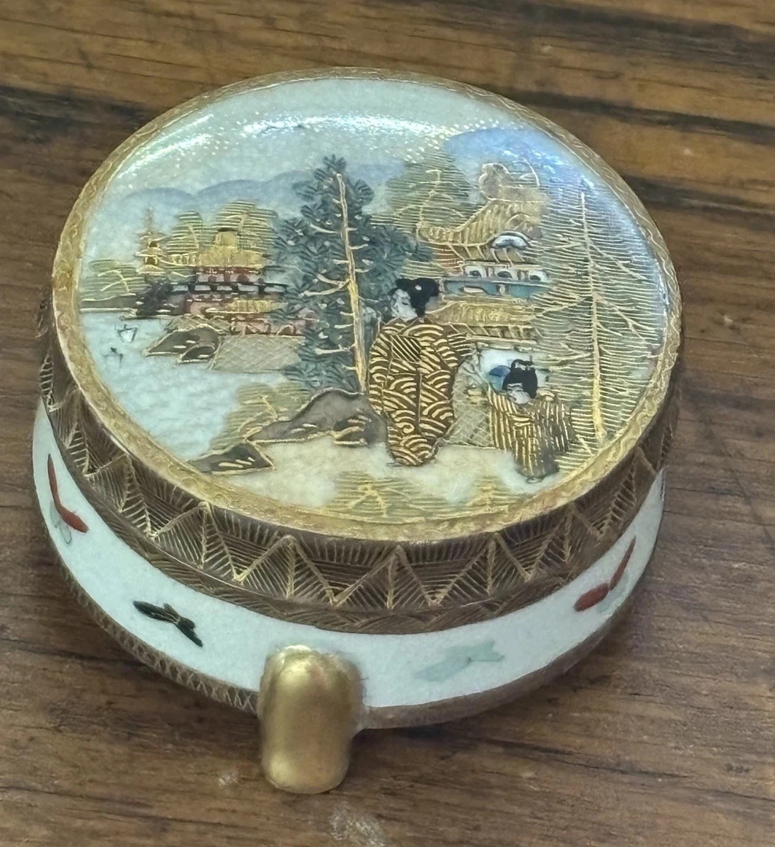 黄金古风日本原创古董盒子| eBay