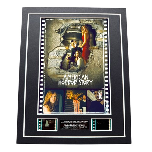 AMERICAN HORROR STORY FILM CELLS MURDER HOUSE TV SHOW MEMORABILIA INCLUDES COA - Picture 6 of 7