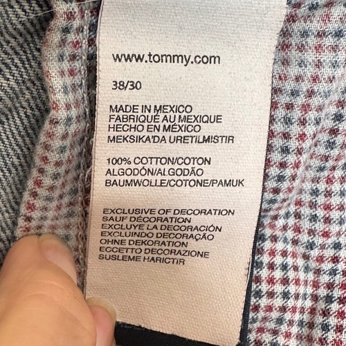Tommy Hilfiger Mens Jeans 38x30 Relaxed Freedom Blue Denim Cotton Casual - Picture 8 of 9