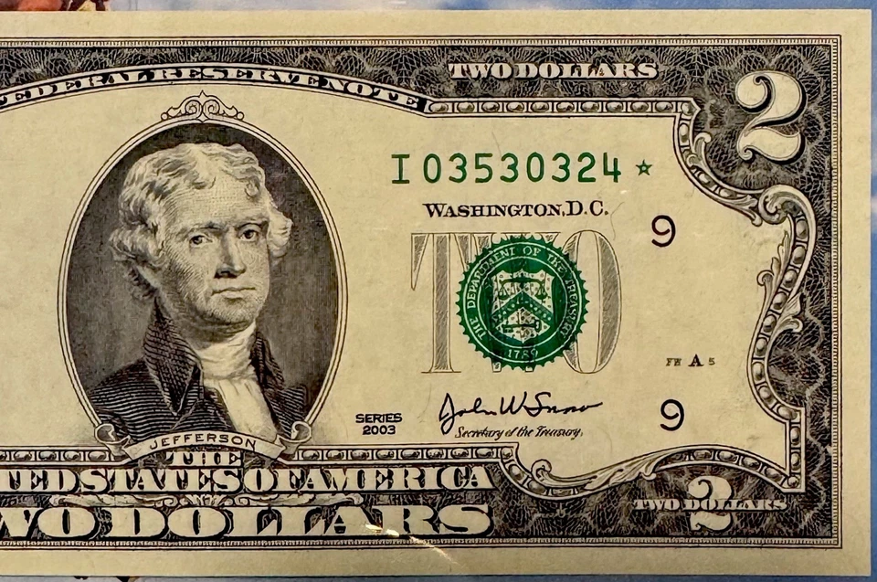 2003 2$ Minneapolis Star Note Fr#1937-l* PCGS 67 PPQ Super Gem - Image 3 of 4