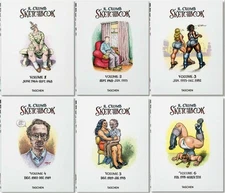 R. CRUMB SKETCHBOOK - VOLs 1-6 ~ PROFUSELY ILLUSTRATED New TASCHEN HARDCOVERS