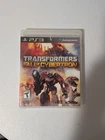 Transformers Fall of Cybertron - Sony PlayStation 3 No Manual