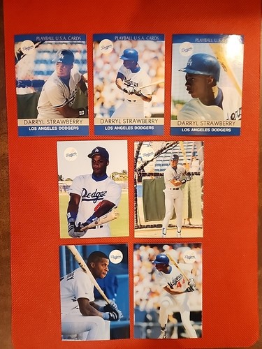 Darryl Strawberry BELLE CARTE 7 ⚾️ ODDBALL 1991 SET Playball Los Angeles Dodgers - Photo 4 sur 4