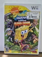 SpongeBob SquarePants featuring NickToons: Globs of Doom Nintendo Wii CIB