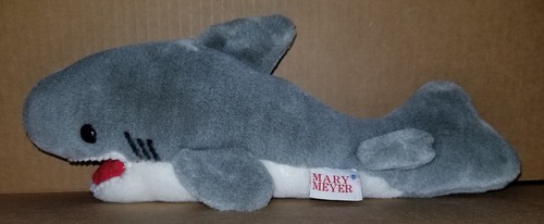 Peluche Mary Meyer Gran Tiburón Blanco 12.5" Largo - Imagen 2 de 4