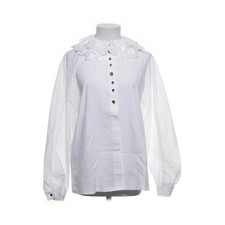 Hess Frackmann, Hemd, Größe: 42, Weiß, Polyester/Wolle, Einfarbig, Damen #99Z