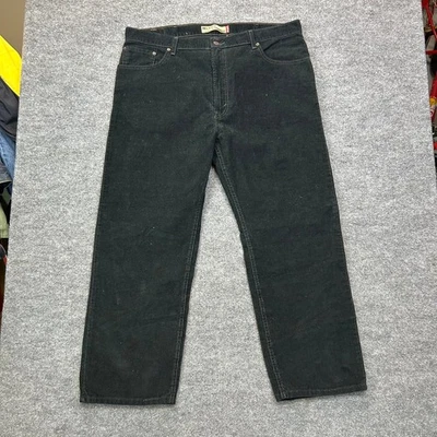 Levi's 559 Relaxed Straight Corduroy Pants Men's Black Work Casual - 42X30 - Image 1 of 4