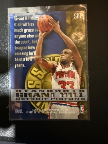 1995-96 SkyBox Premium Standouts Hobby #SH6 Grant Hill Detroit Pistons - Picture 2 of 2