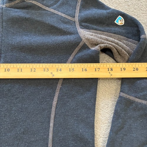 Kuhl Pullover Black Kashmira 1/4 Zip Colorblock Fleece Sweater Youth Size Small - Picture 7 of 8