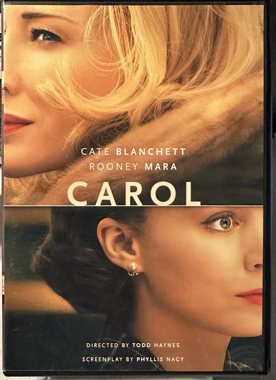 RARE! CAROL (2015) DVD Cate Blanchett, Rooney Mara & Kyle Chandler.