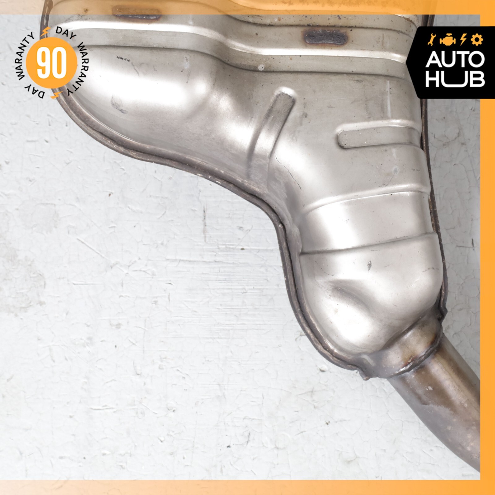 03-12 Bentley Continental GT Exhaust Muffler Mufflers Right & Left Set OEM