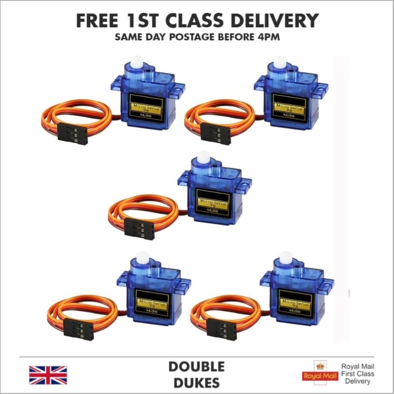 Micro Servo Motor SG90 for RC Plane Boat Car Robot Arm Arduino UK