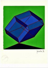 PERILLI ACHILLE  "PICCHE" Serigrafia numerata firmata e timbrata BolaffiArte