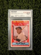 1959 TOPPS WILLIE MAYS SPORTING NEWS ALL STAR  #563 DGA 4.0